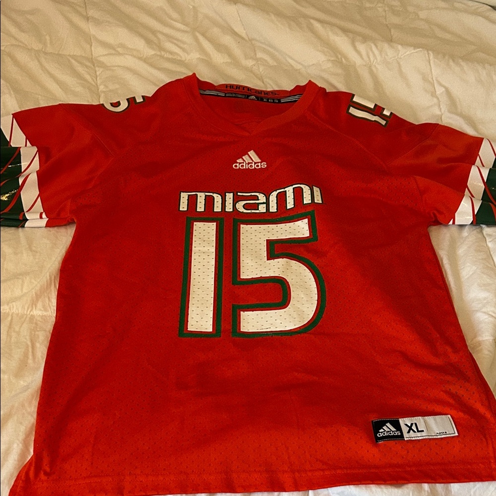 Adidas Miami Hurricanes Sports Jersey